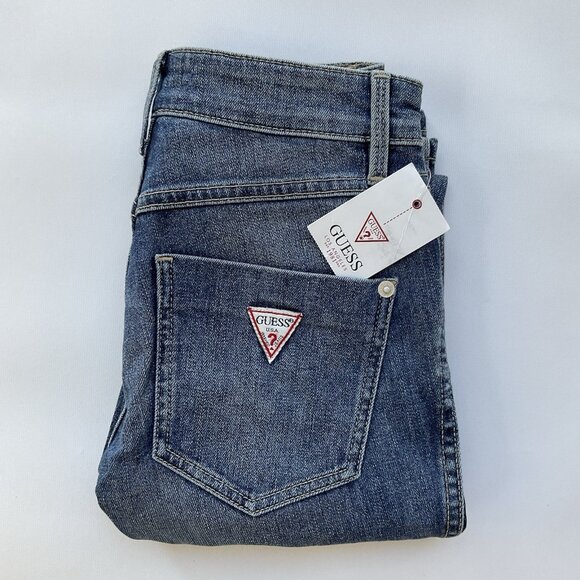 Guess Women’s Originals 1981 High Rise Skinny Jeans Blue Size 24 - Picture 1 of 11